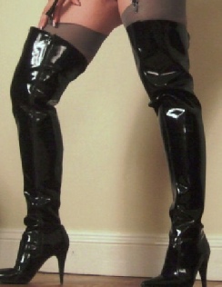 Lick those boots ...... all the way up to the top